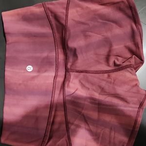 Lululemon womens short short shorts